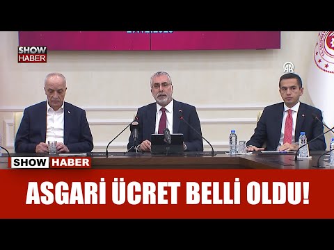 Asgari ücret açıklandı!