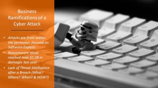 Cyber Threats: the Cost, the Impact and the Prevention Webinar 6/28/17