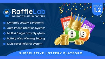 RaffleLab - Superlative Lottery Platform Script | how to make Lottery website | Php script download