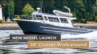 Eaglecraft New Model - 38 Cruiser Walkaround Custom Boat Builder
