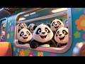 Beep Beep Panda Train | Choo Choo Jungle Ride Song for Kids | Fun Animal Nursery Rhyme Adventure