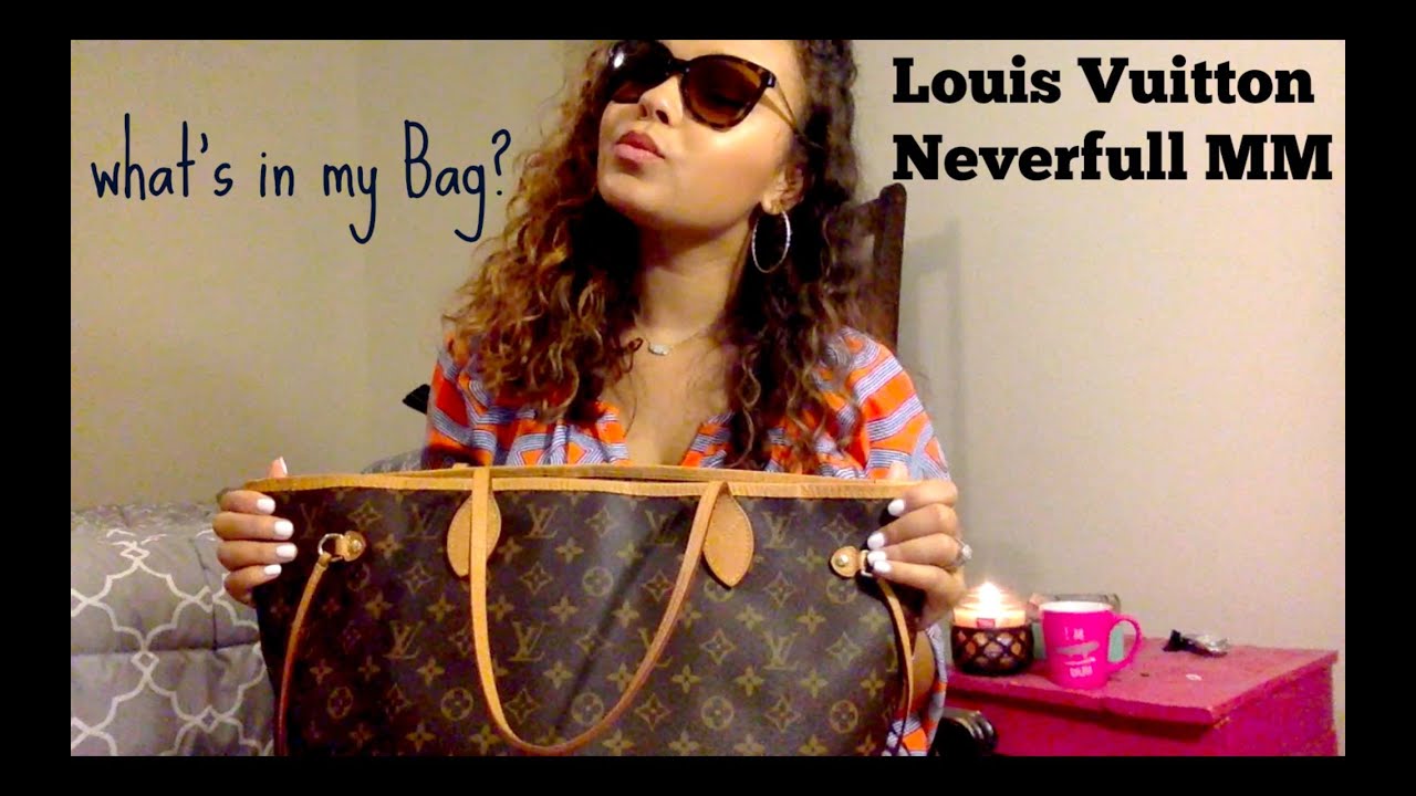What&#39;s in my Bag?! Louis Vuitton Neverfull MM - YouTube