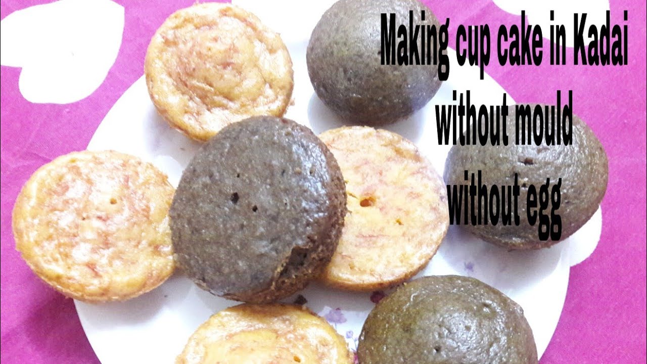 बिना साँचे, ओवन, अंडे,  के बनाए नए साल के लिए कप केक। 2 TYPES OF CUP CAKE | EGGLESS & WITHOUT OVEN| | Food Kitchen Lab