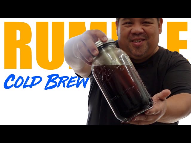 Cold Brew Maker by Rumble Jar – Bird and Bear Coffee