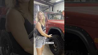 In Case It Wasn’t Clear, Emily Reeves LOVES Her 1973 Ford Bronco | PEAK Auto #Shorts