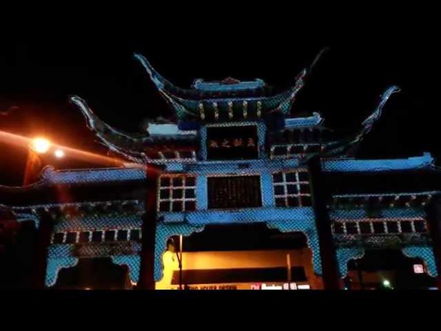 Chinatown Video Mapping Los Angeles