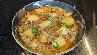 Achari Keema Aloo | Mutton Mince Achari | Quick And Tasty Keema Recipe