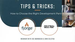 Tips & Tricks: How To Choose The Right Development Partner