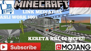 Kereta Api Di Minecraft PE!! | Link Download Mediafire | Minecraft Indonesia Mqdefault