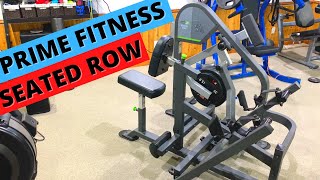 Prime Fitness Plate Loaded Seated Row: Detailed Review!! 