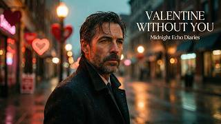 🎵 Valentine Without You – Midnight Echo Diaries | Emotional Sad Love Song (Official Lyric Video)