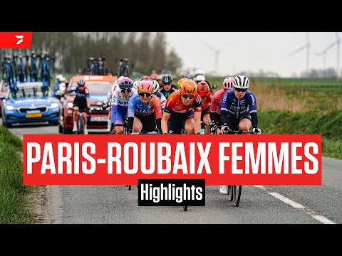 Highlights: 2023 Paris-Roubaix Femmes avec Zwift