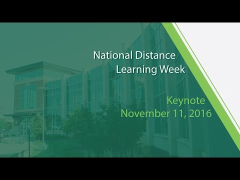 Ivy Tech National Distance Learning Week Keynote