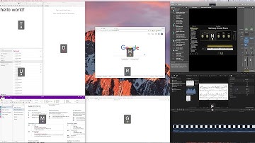 Hammerspoon window tiling demo
