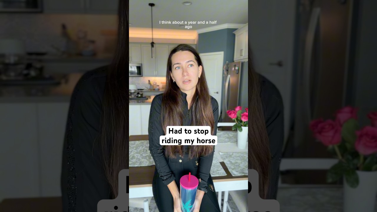 I had to stop riding my horse 🐎 