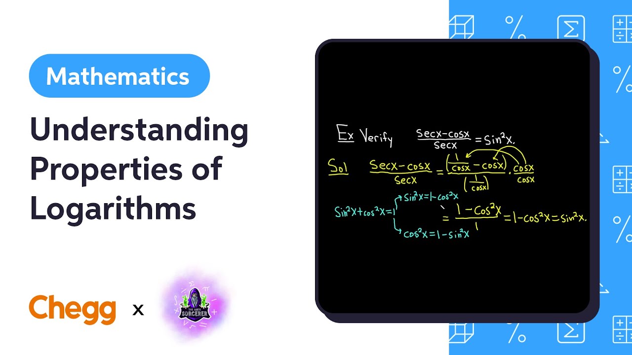 Understanding Properties of Logarithms Ft. The Math Sorcerer