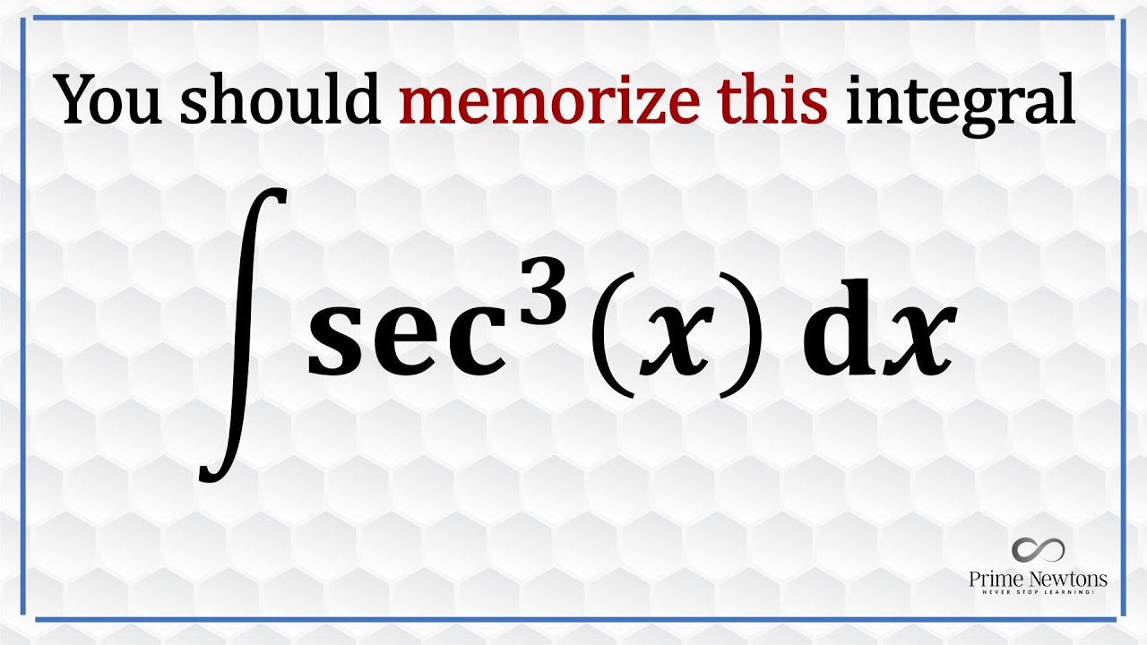 integrate sec^3x