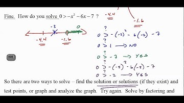 210 and 240 6 7 Graphing and Solving Quadratic Inequalities