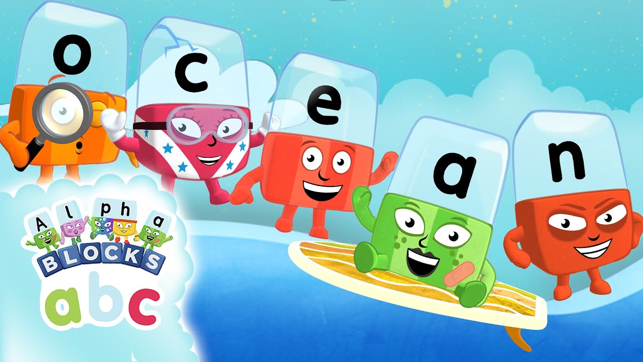 Alphablocks - ⚓️ Can You Spell Ocean? 🌊 | Phonics | Learn to Read - YouTube
