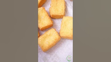 Cách Chiên Đậu Hũ Vàng Giòn | Cách Chiên Đậu Hũ Cho Quán Bún Đậu