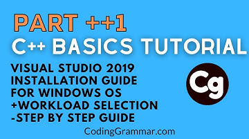 Visual Studio 2019 Installation for Windows 10 | Step By Step Guide | CodingGrammar.com