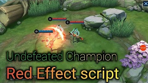 Chou Elite painted skin with Red Effect script no password