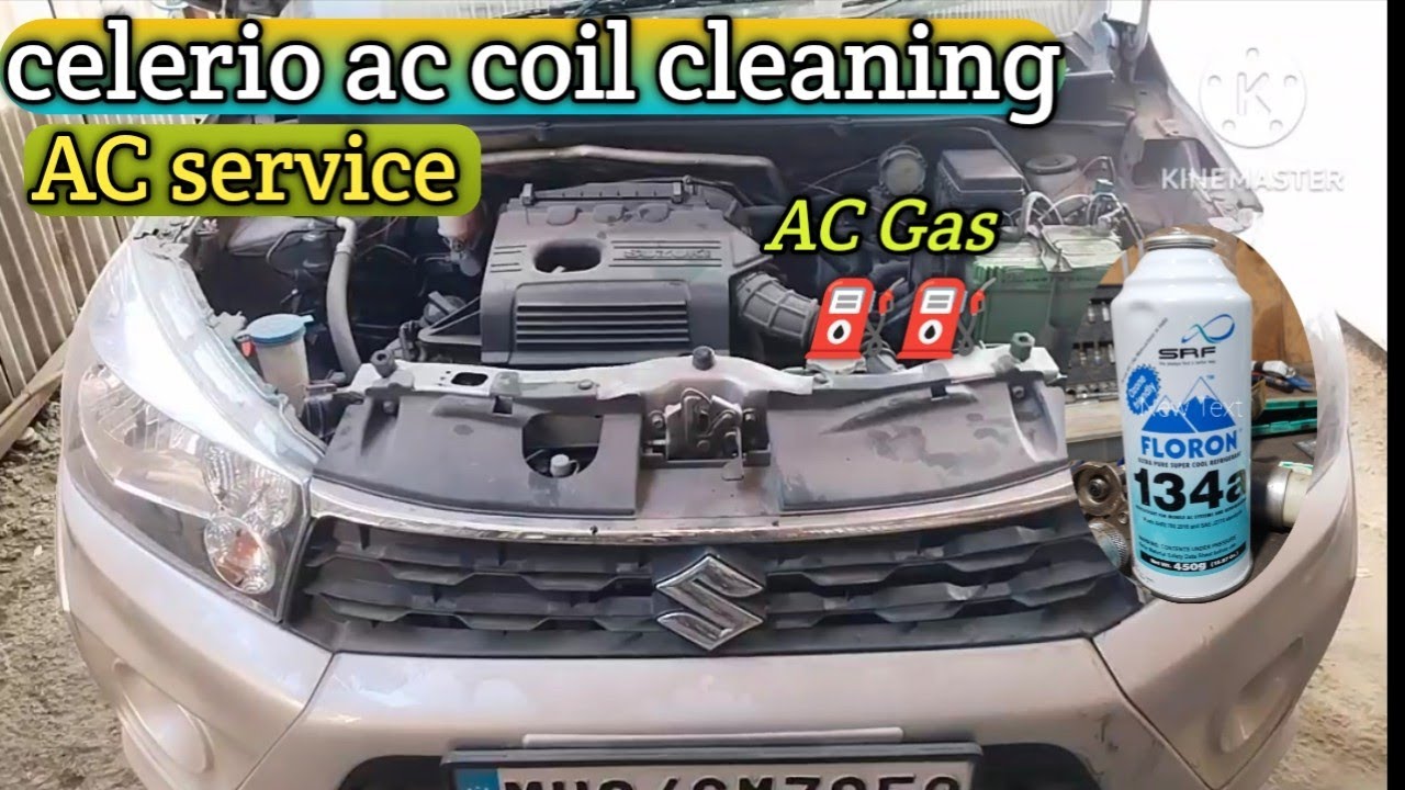 Celerio AC coil cleaning !! Celerio ac cooling coil sarvice!! maruti 