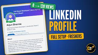 Freshers LinkedIn Profile Ela Create Chesukovali Step by Step | Telugu