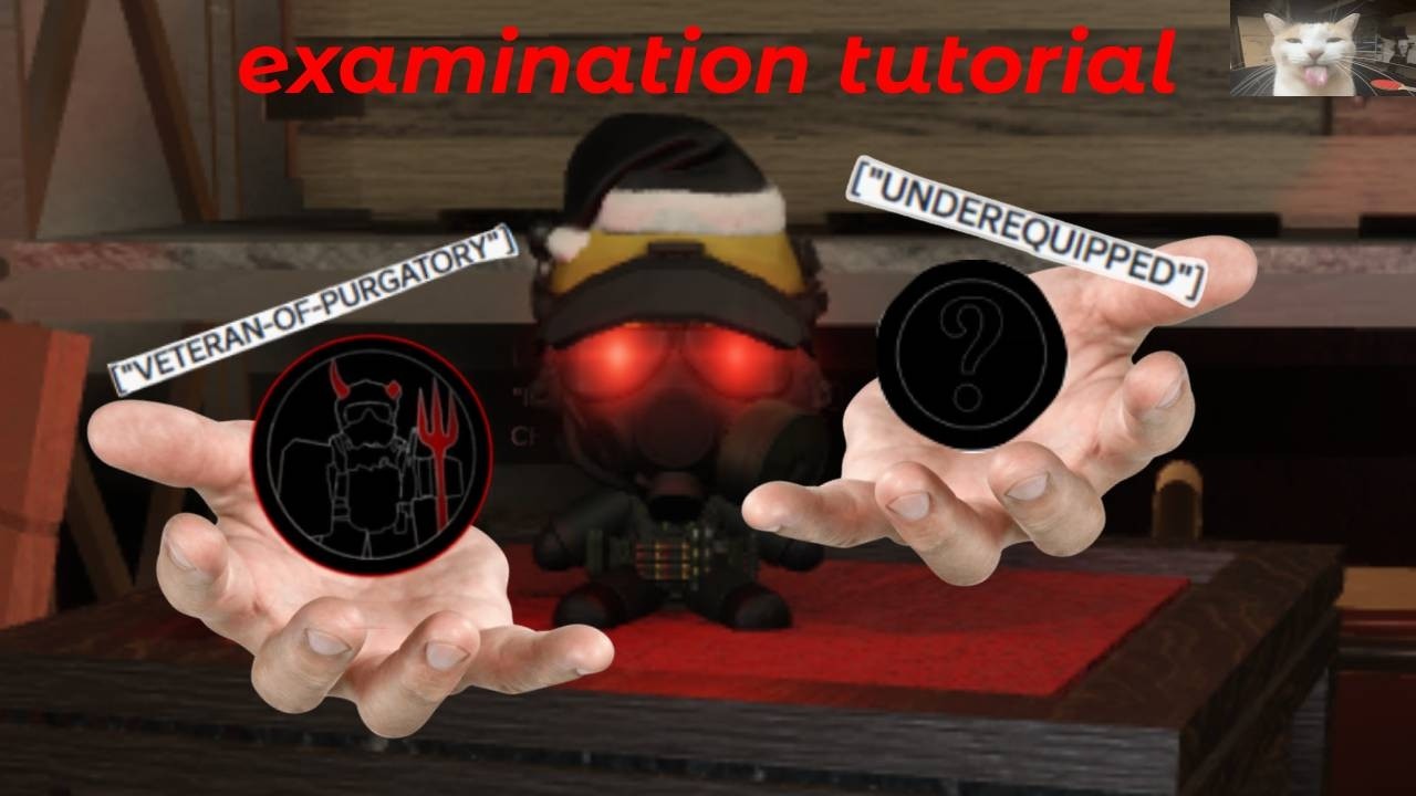 holding your hand through examination 🔥 (walkthrough) | roblox examination tutorial