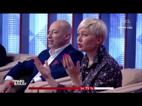 Спор Гордона с Ницой об украинском языке