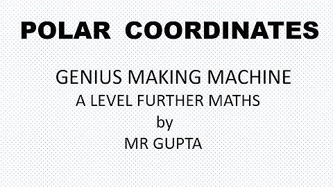 POLAR COORDINATES ( FURTHER MATHS , EDEXCEL)