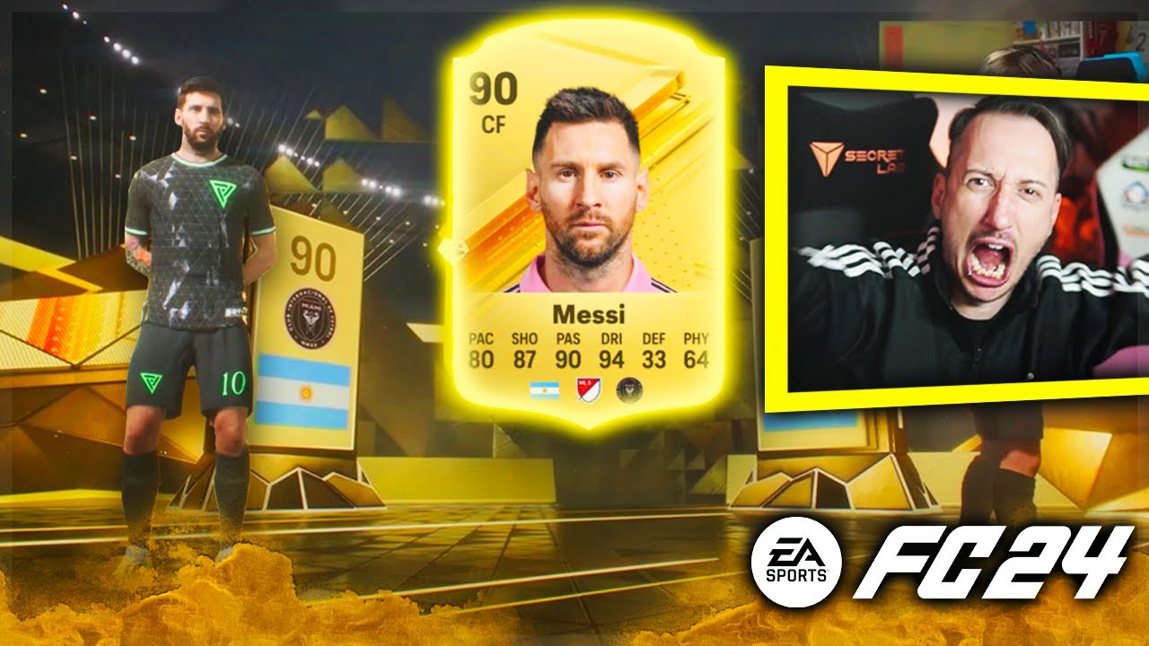 HO TROVATO MESSI SU FC24 A INIZIO GIOCO! (mi taglio un sopracciglio 100% 2024) - non ci credo pack opening di messi su fifa 24 ultimate team
