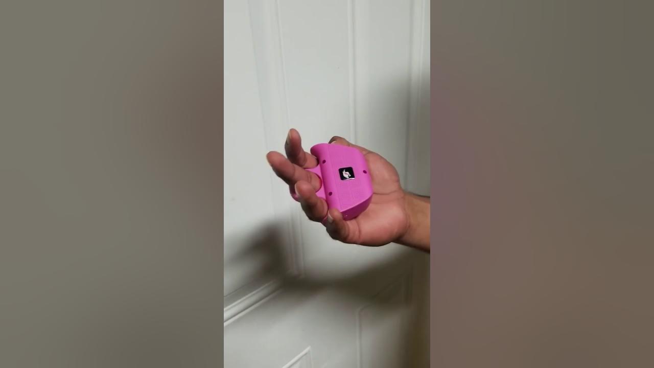 Mini Self Defense Jogger Stun Gun for Women Best Concealed Protection Tool for Joggers Pink