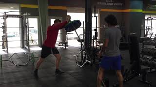 Empower Yourself Exercise. Pivot Press Throw.