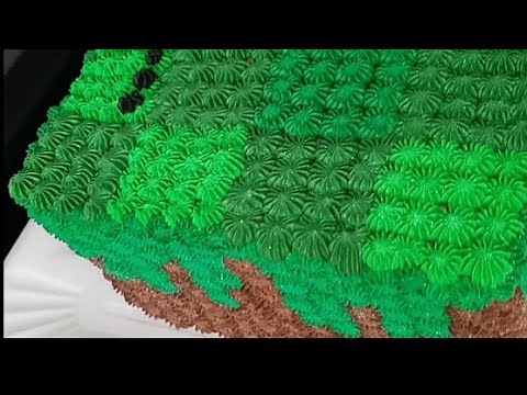 BOLO DO BOLO DO MINECRAFT 🎂⛏TAMIRES MOTA 