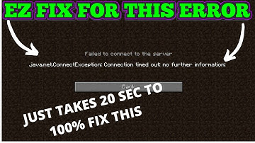 HOW TO FIX MINECRAFT FAILED TO CONNECT TO SERVER CONNECTION TIMED OUT ERROR ATHERNOS NOT WORKING FIX