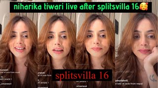 niharika tiwari live after splitsvilla 16 #niharikatiwari #splitsvilla16