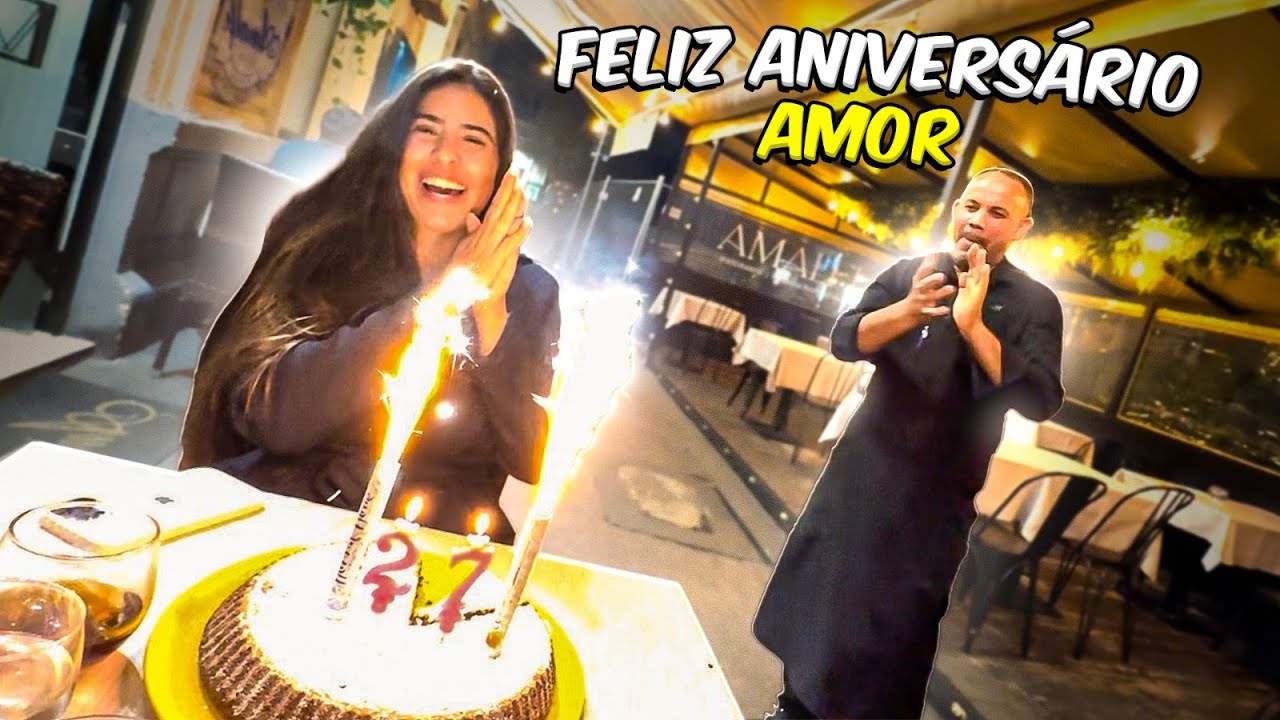 FIZ UM ANIVERSÁRIO SURPRESA PRA MINHA NAMORADA