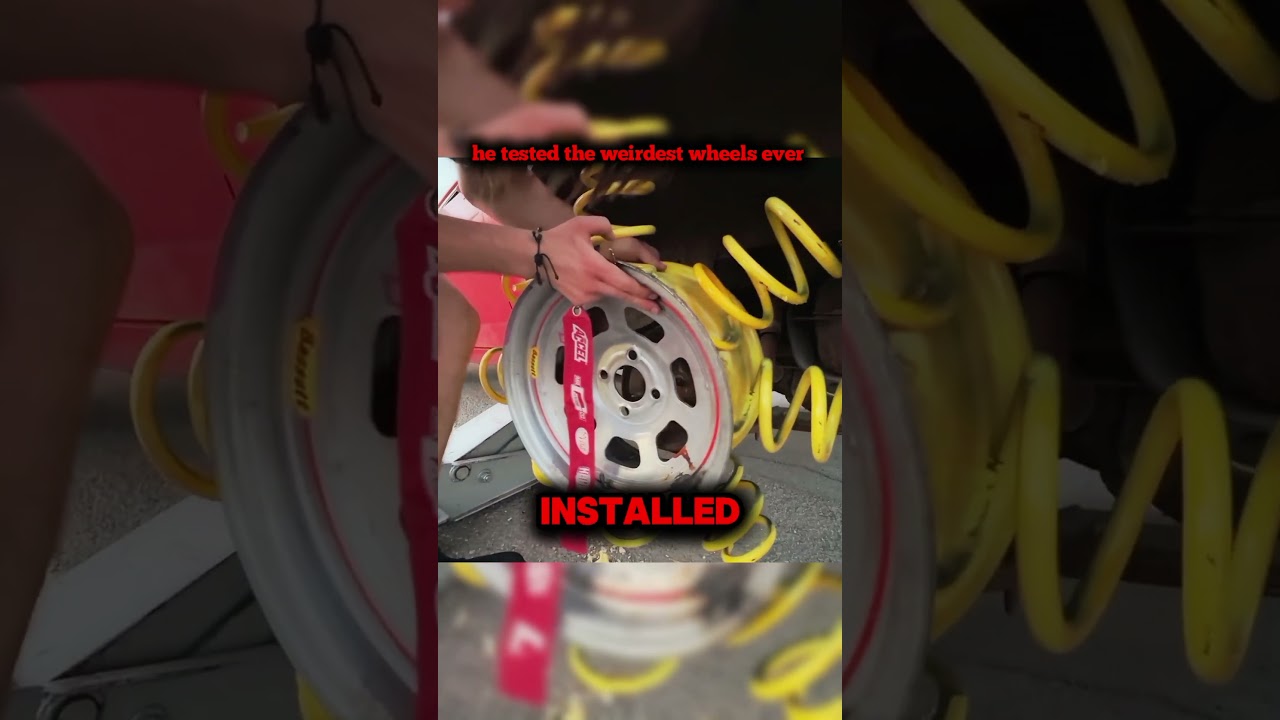 he tested the weirdest wheels ever