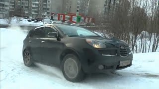 Subaru против льда Tribeca На Бездорожье