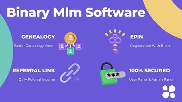 Binary mlm software demo || Binary Mlm Software in Php Mysql