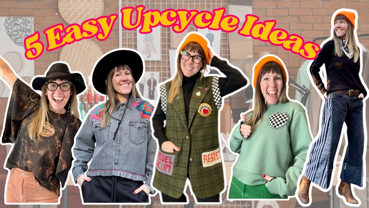 Превращение бесплатной одежды в вещи первой необходимости — 5 идей для начинающих по переработке ...