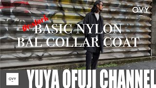 OVY Basic Nylon Bal Collar Coatメンズ