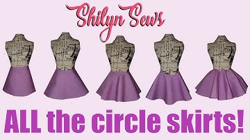 Comparing ALL the Types of Circle Skirts!