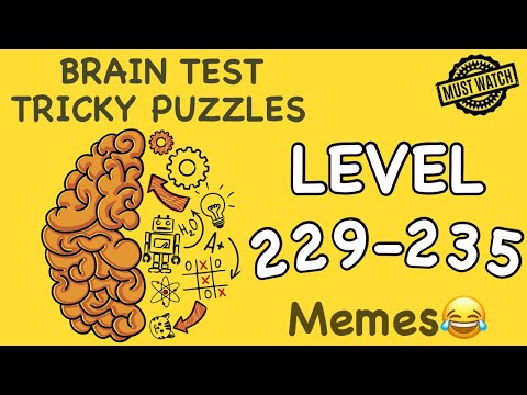 Brain test level 229 230 231 232 233 234 235 | tricky | puzzles games | Answers | top memes 😂 |