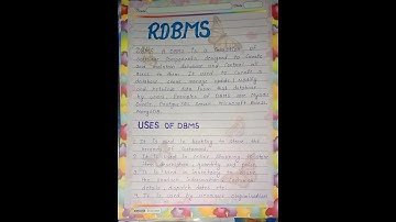Relational Database Management System RDBMS ,SQL project file IT/ ITES #viral #shorts #rdbms #sql