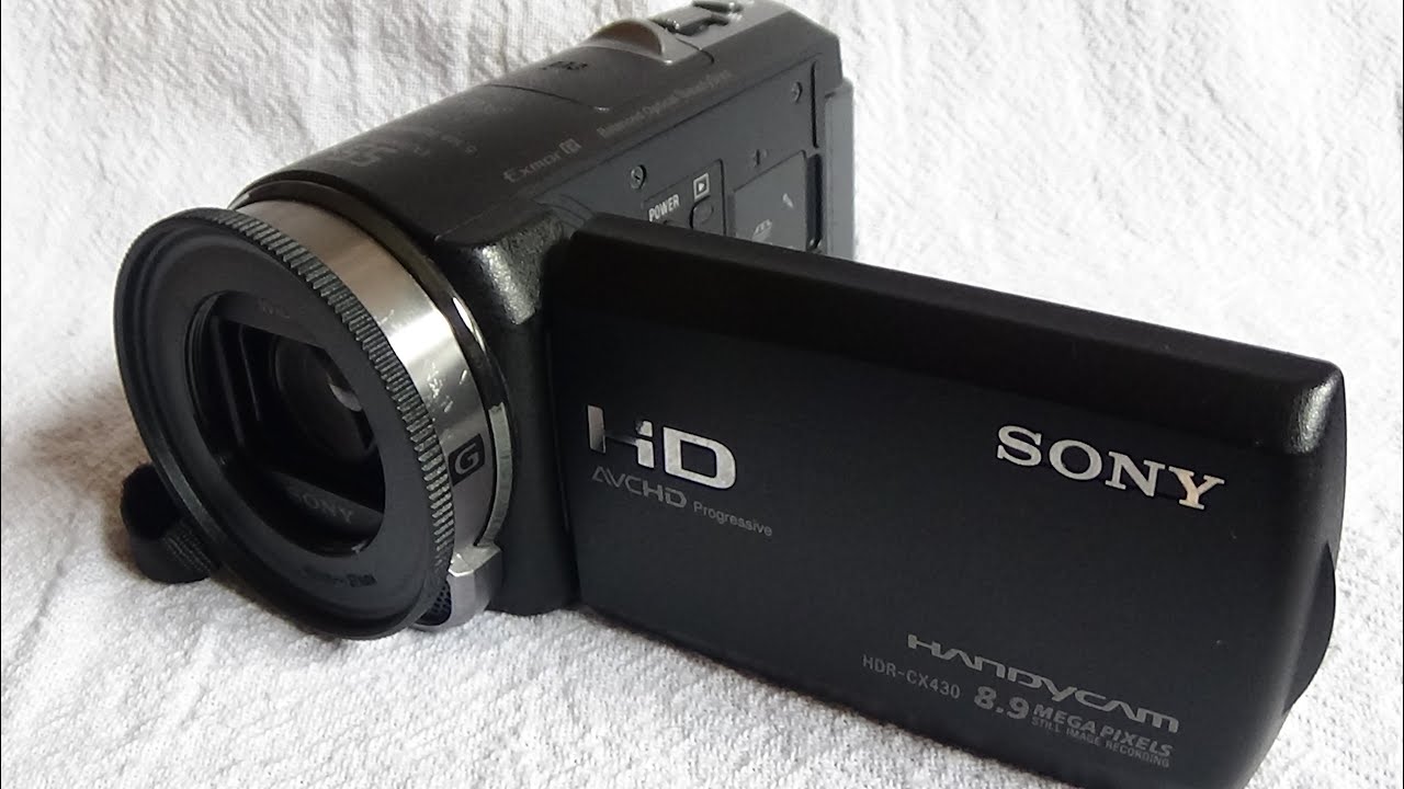 SONY　HANDYCAM　HDR-CX430 Sony HDR-CX430 camcorder: authenticity and charm, clear HDMI, good