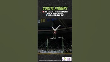 Curtis Hibbert - 1st Canadian to win a World Championships medal 🥈 🇨🇦 #gymnast #sports #firsts