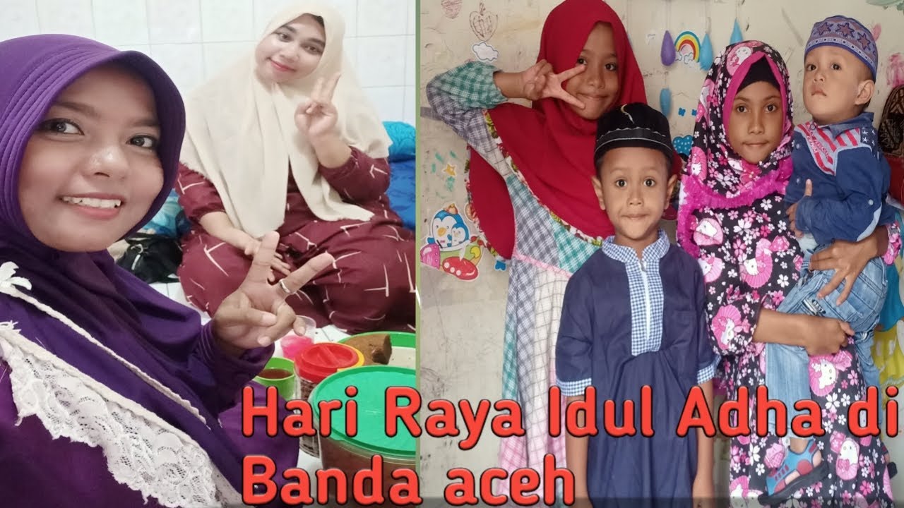 Moment Hari raya idul adha || ambil dging Qurban cuss bawa anak2 brtamu.