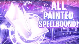 All Painted Spellbound Goal Explosion In Rocket League! (Season 15 Update)